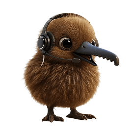 Keywi support mascot